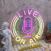 Live On Air Custom Neon Sign