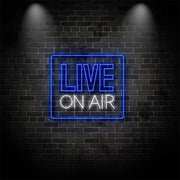 Live On Air Neon Sign