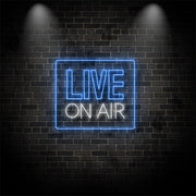 Live On Air Neon Sign