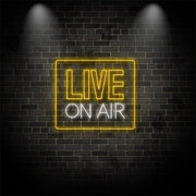 Live On Air Neon Sign