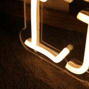 LJA DANCE Yellow Neon Sign