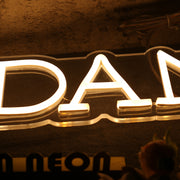 LJA DANCE Yellow Neon Sign