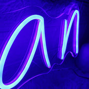 Logan Blue Custom Neon Sign