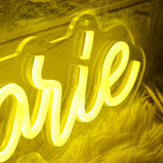 Lolo Marie Yellow Neon Sign