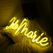 Lolo Marie Yellow Neon Sign