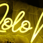 Lolo Marie Yellow Neon Sign