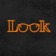 Look Neon Sign