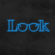 Look Neon Sign