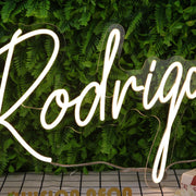 Los Rodrigaez Yellow Neon Sign