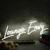 Lounge Envy White Neon Sign