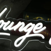 Lounge Envy White Neon Sign