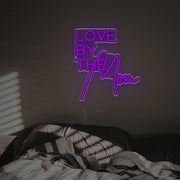 Love By The Moon LED Neon Sign