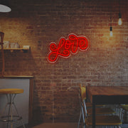 Love By Wordart LED Neon Sign