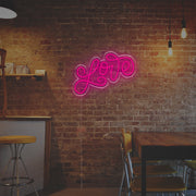 Love By Wordart LED Neon Sign