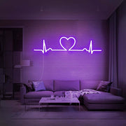 Love Heartbeat Neon Sign