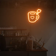 Love Hot Coffee Neon Sign Lights Night Lamp Led Neon Sign Light For Home Party