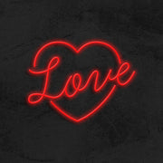 Love In Heart Neon Sign