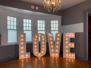 Steel Marquee Letter Love Custom High-End Custom Zinc Metal Marquee Light Marquee Sign