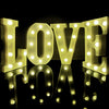 Steel Marquee Letter Love Party Wedding High-End Custom Zinc Metal Marquee Light Marquee Sign