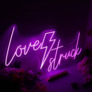 Love Struck Dark Purple Neon Sign