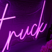 Love Struck Dark Purple Neon Sign