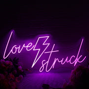 Love Struck Dark Purple Neon Sign