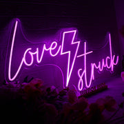 Love Struck Dark Purple Neon Sign