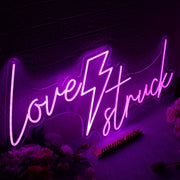 Love Struck Dark Purple Neon Sign