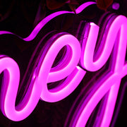 Love That Journey For Me Purple Neon Sign