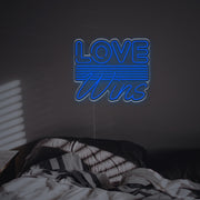 Love Wins LED Neon Sign