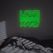 Love Wins LED Neon Sign