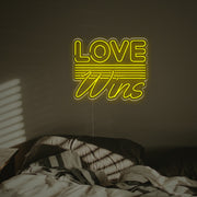 Love Wins LED Neon Sign