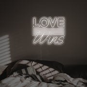 Love Wins LED Neon Sign