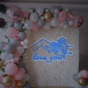 Love You For Engagement Occasion LED Neon Sign