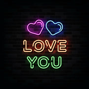 Love You Neon Sign