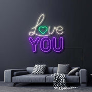 Love You Neon Sign