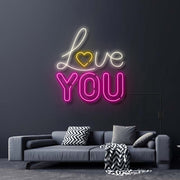 Love You Neon Sign