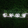 Love Yourself Hearts Neon Sign