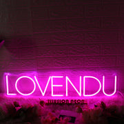 LOVENDU Pink Neon Sign