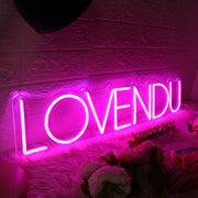 LOVENDU Pink Neon Sign