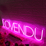 LOVENDU Pink Neon Sign