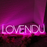 LOVENDU Pink Neon Sign