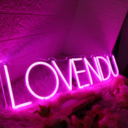 LOVENDU Pink Neon Sign