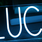 Luca Blue Neon Sign