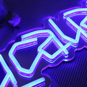 Lucauan Blue Neon Sign