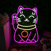 Lucky Cat Custom Neon Sign