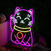 Lucky Cat Custom Neon Sign