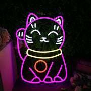 Lucky Cat Custom Neon Sign