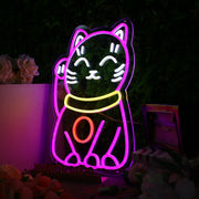 Lucky Cat Custom Neon Sign