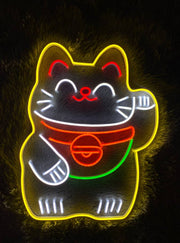 Lucky Cat V1 Neon Sign